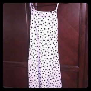 Brand New B&W Star Printed Dress
